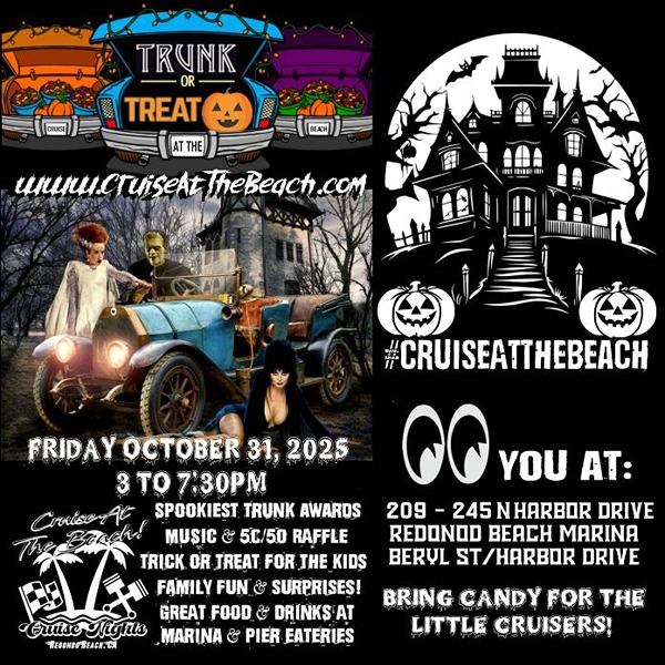 Cruise At The Beach Trunk Or Treat flyer 2025